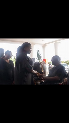 The National Commission for Civic Education (NCCE) has commiserated with former President of the Republic of Ghana, John Agyekum Kufuor and his family following the demise of his beloved wife, Mrs. Theresah Kufuor. At the Former President's residence at Peduase in the Eastern Region today, Ms. Kathleen Addy, Chairperson of NCCE, led a delegation from the Commission to express the Commission's condolences to the bereaved family. She was accompanied by Deputy Chairman, Operations, Mr. Samuel Asare