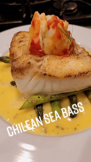 Delicious Chilean Sea Bass with King Crab Recipe