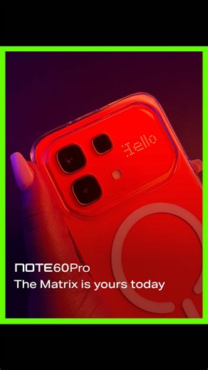 Infinix NOTE60Pro: Sleek Design & Fast Charging