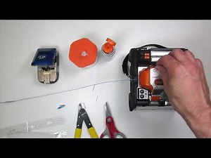 Termination of CommScope Qwik Fuse LC UPC Connector