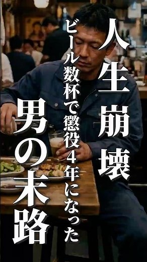 【実話】ビール数杯で懲役4年…飲酒ひき逃げ事故の恐ろしい代償とは？ #Shorts #飲酒運転 #交通安全
