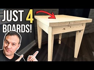I Built This Stylish Accent Table for UNDER $20!