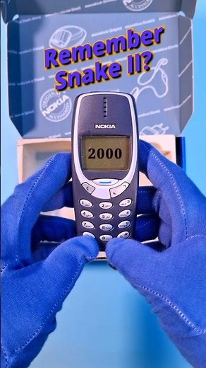 Remember Nokia 3310 & Snake? That was 25 years ago! #nokia3310 #snakegame #nokia
