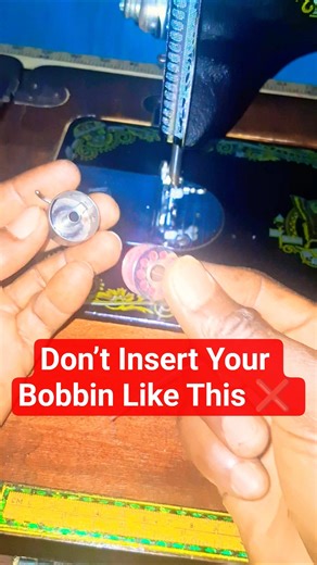 Don’t Insert Your Bobbin Like This ❌ (Fix It in 10 Seconds!)