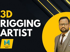 A professionally created 3D Character And Props Rig in Maya.