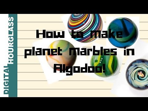 Algodoo - how to make planet marbles (and others)