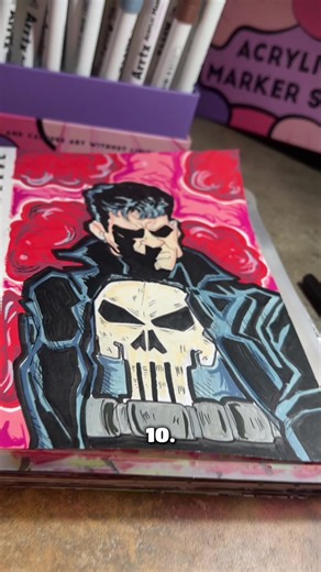 First Time Using Acrylic Markers in a Year!