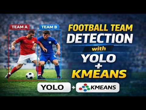 Player Team Color Assignment using YOLO + KMeans | Football Computer Vision Project
