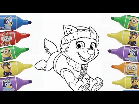Paw Patrol Coloring Pages for Kids | Drawing and Coloring for Kids