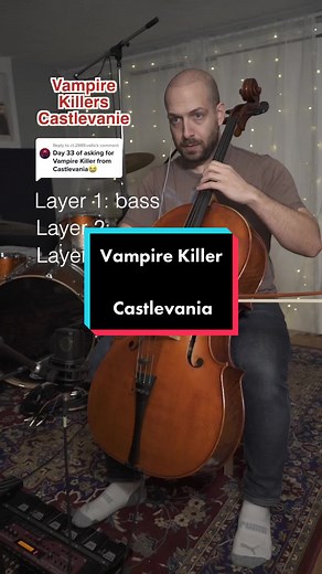 Cellist Performs Vampire Killer Theme from Castlevania