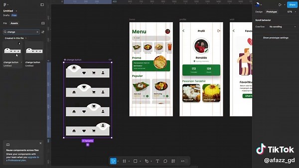 Create an Animated Navigation Bar in Figma