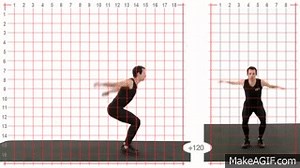 animation Reference - Backflip reference - Grid Overlay on Make a GIF