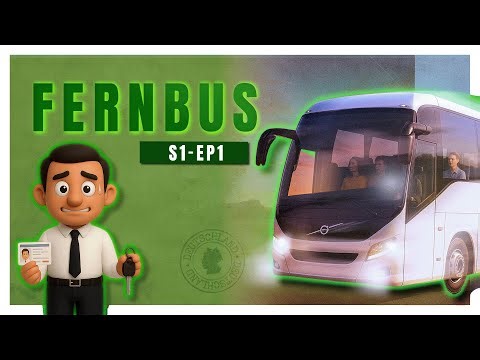 Je passe mon PERMIS BUS…Grosse pression sur Fernbus Simulator ! (S1-EP1)