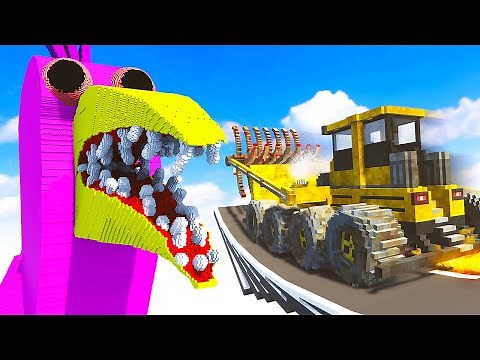 Crashing EXTREME Cars Into Opila Bird - Teardown Mods Multiplayer