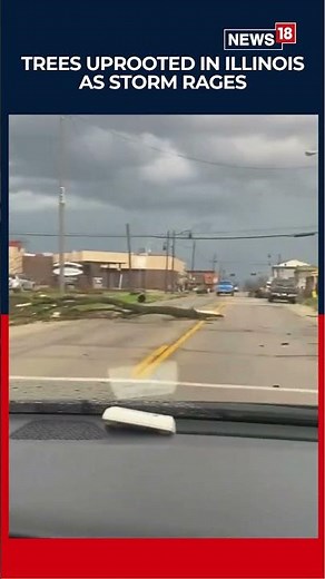 BREAKING: Likely Tornado Leaves Trail of Damage | N18S #shorts