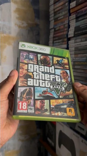 GTA V Physical Copy vs 2026 Empty Box 💀 #GTA #Gaming #PhysicalMedia