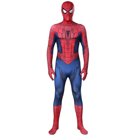 Spider-man Costume Classic Cosplay Jumpsuit Bodysuit Adult Kids Halloween Superhero Suit - Etsy