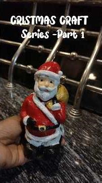 “Santa Claus Part 2 🎅🎨 | Bringing colours to my soil clay Santa” #clayart #pottery