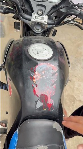 Bike modify new🥷💯 #automobile #modificition #bikemodification #foryou #splendor #splendormodified