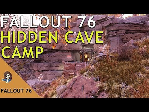 FALLOUT 76: Hidden Cave Base CAMP Tour