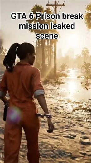 GTA 6 Prison break leaked Mission scene #gta6 #gta #gaming #gtav #gtaworld #gtavpc #gtamods #gtaon