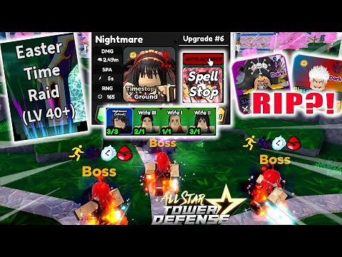 Easter Raid Event feat. 6Star Nightmare (Kurumi) | New Support META Unit?! | All Star Tower Defense