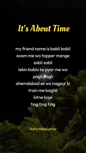 🎶⏰ It's About Time | Lyrics Video #ItsAboutTime #LyricsVideo #Music #Trending #Shorts