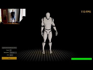 MediaPipe Pose Tracker Plugin for Unreal Engine - Avateering / Mocap example