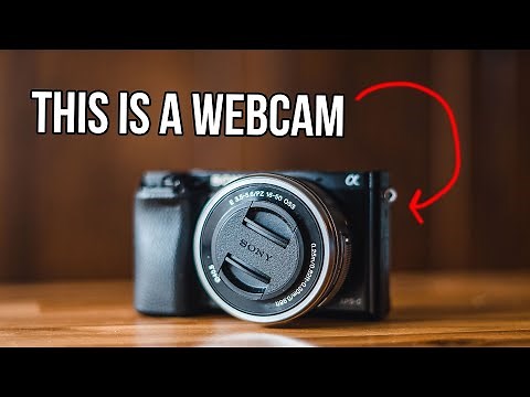 Using your Sony a6000 as a Webcam (for Streaming/Zoom/etc)