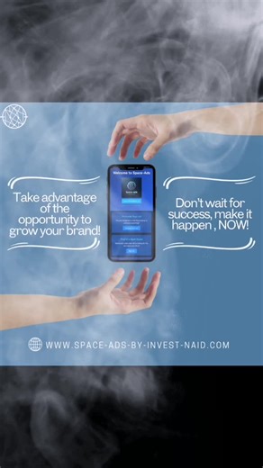 Boost Your Business with Space-Ads by Invest-Naid Tired of spending big on ads that don’t deliver? Space-Ads offers a cost-effective solution with real results. For just R180 (~$10) , you’ll get 14 days of premium exposure to 10,000  active consumers who are eager to discover your product or service. Our unique approach includes *cashback incentives*, *exclusive promo codes*, and *user engagement*—ensuring more eyes on your ad and higher conversion rates. Why pay more for less? *Get started toda