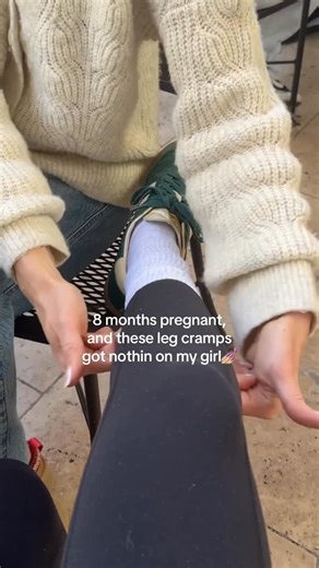 H A L E Y R I N G O P R I C E on Instagram: "So I’ve since (thanks to my queens💅🏼) discovered magnesium lotion and then just like, don’t point your toes…🫡 #thirdtrimester #pregnancy #legcramps #magnesium"
