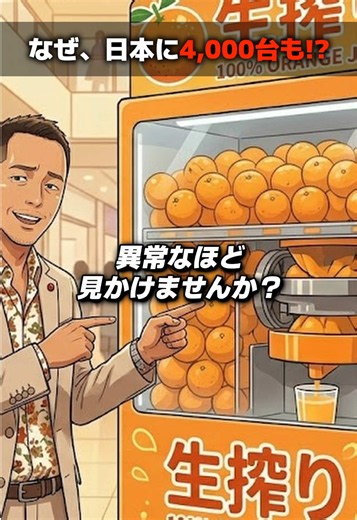 【爆増中】なぜ「生搾りオレンジジュース自動販売機」のみ増え続けているのか？ #ビジネス #マーケティング #経営 #店舗経営 #飲食店経営