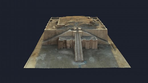 Ziggurat of Ur - Download Free 3D model by Paul Zimmerman (@lugal_pcz)