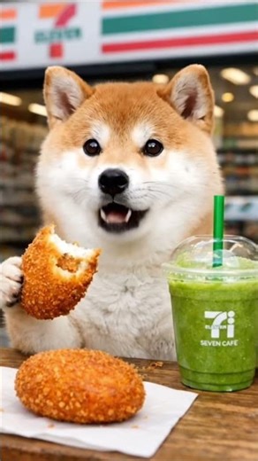 セブンの店員にバレる前に…こっそりコロッケ爆食いする柴犬🐕#柴犬#赤ちゃん #犬の食事 #コンビニグルメ #セブンイレブン #コロッケ #抹茶好き #犬ASMR#犬動画 #ショート動画 #バズれ