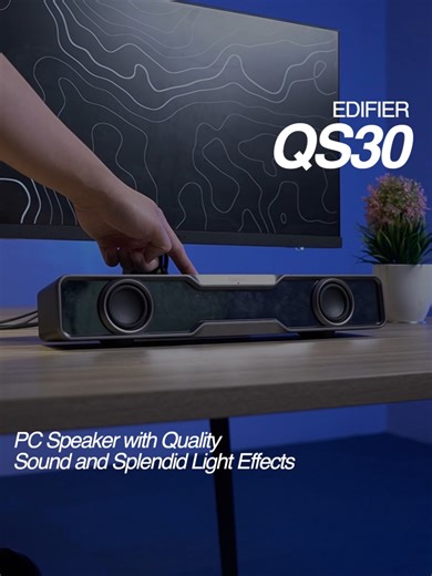 Edifier QS30: صوت واضح مع إضاءة RGB مدهشة