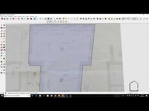 Tuto 9 importer et travailler un plan dans Sketchup
