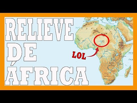 🌍El relieve de África 🌍 Geografía básica - Mapa físico de África