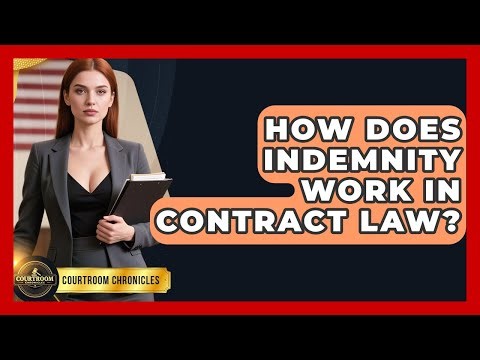 How Does Indemnity Work In Contract Law? - Courtroom Chronicles