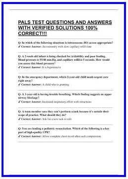 PALS TEST QUESTIONS AND ANSWERS WITH VERIFIED SOLUTIONS 100 CORRECT 636x882