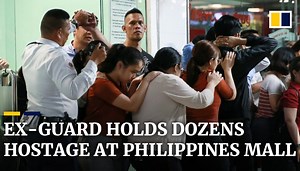 Hostage crisis at shopping centre in Philippine capital Manila ends after gunman surrenders