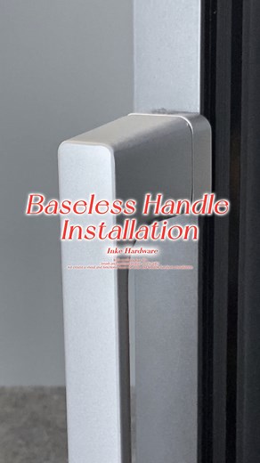Baseless handle installation tutorial #inke #hardware #casementwindow #handle #installation | Inke