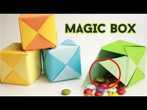 HOW TO FOLD MAGIC BOX ? || membuat kotak ajaib dari origami