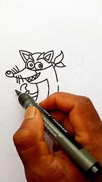 A Guide on How to Draw Swiper Fox from Dora the Explorer #drawing #howtodraw