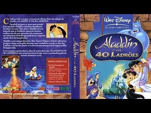 Menu DVD Aladdin E Os 40 Ladrões Disney (1999-2005)