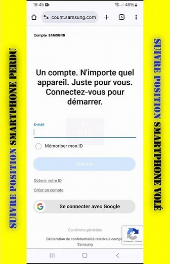 SAMSUNG - Localiser et Suivre la Position d'un Smartphone Galaxy Perdu(volé)