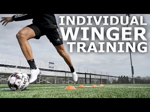 Individual Winger Training Session | How To Structure A Full Individual Football Training Session