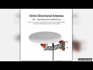 Leadzm TAA1 150 Miles TV Antenna Indoor Outdoor Omnidirectional 360 Degree Reception Original Editi