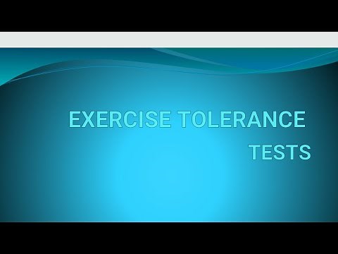 Exercise Tolerance Test PPT