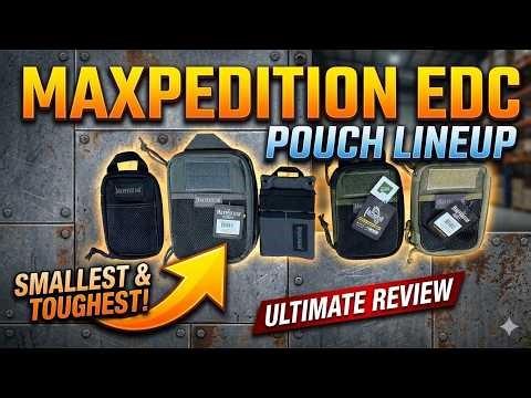 The Ultimate Maxpedition EDC MINI Pouch Guide: Micro, Mini, Double Decker & More! #edcorganizer