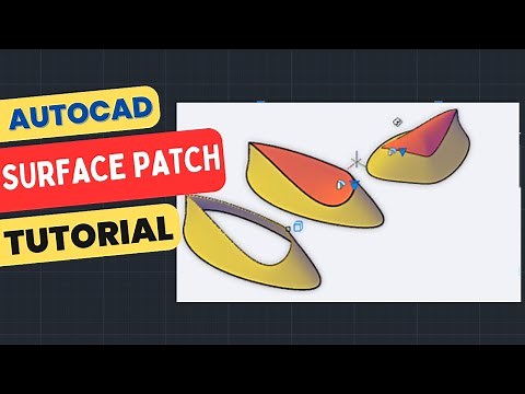 Patch command in AutoCAD Surface Modeling